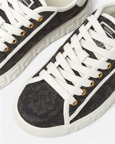 versace high tops barroco sneakers|Versace barocco greca.